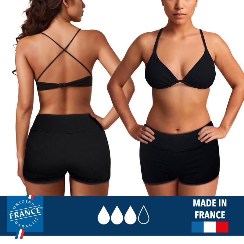 Maillot De Bain Tankini Pour Femme Avec Short - Maillot De Bain à Manches Longues Pour Femme