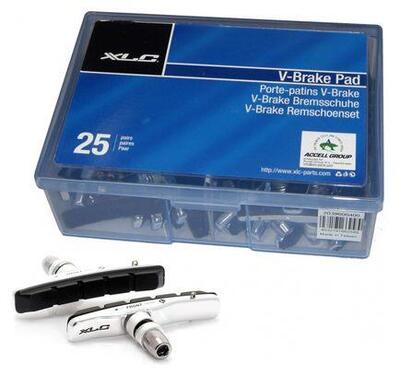 Xlc bs-v02 remblokken voor v-brake 72 mm (25 paar)