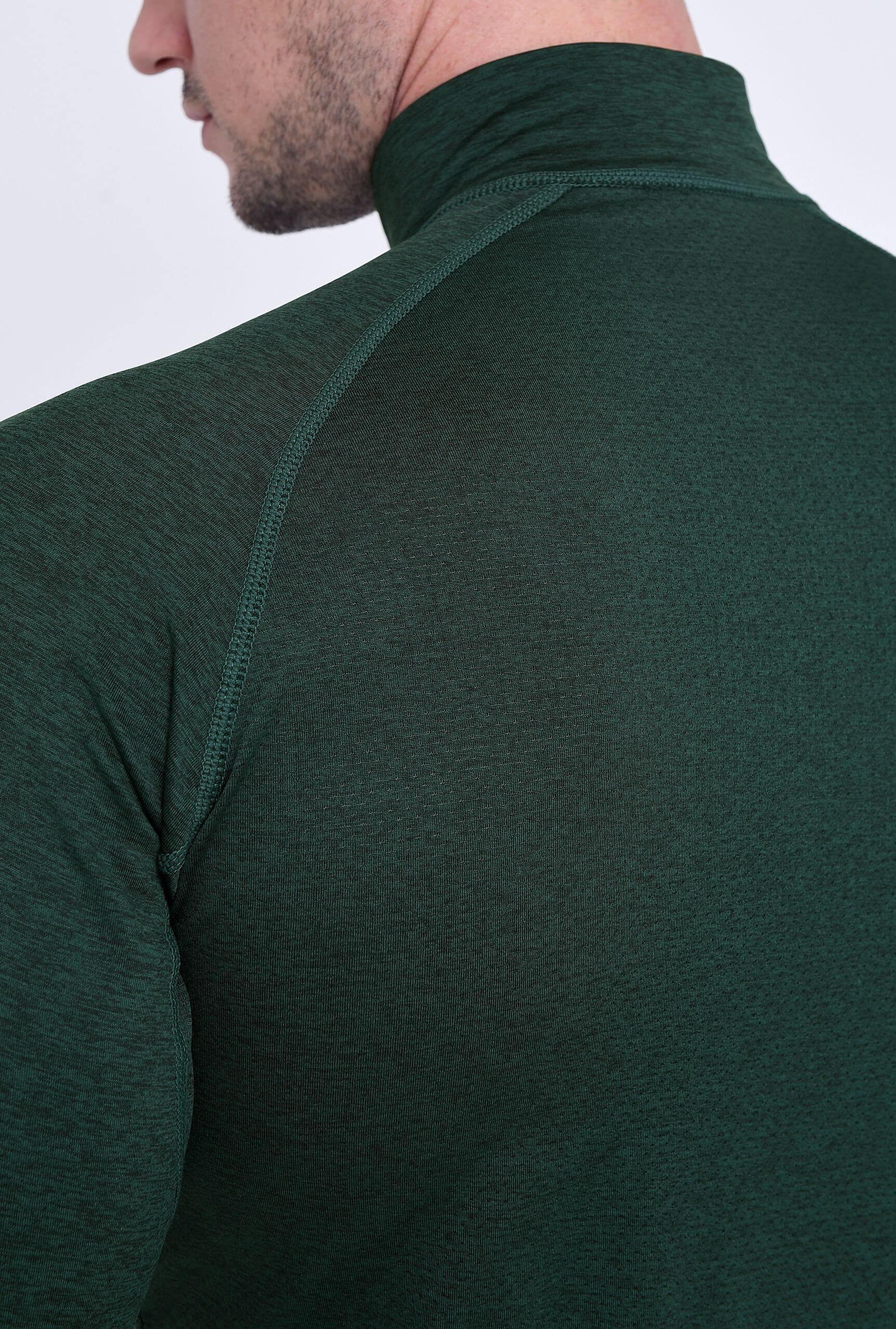 Men's Winter Run Half Zip Top - Woodland 4/6