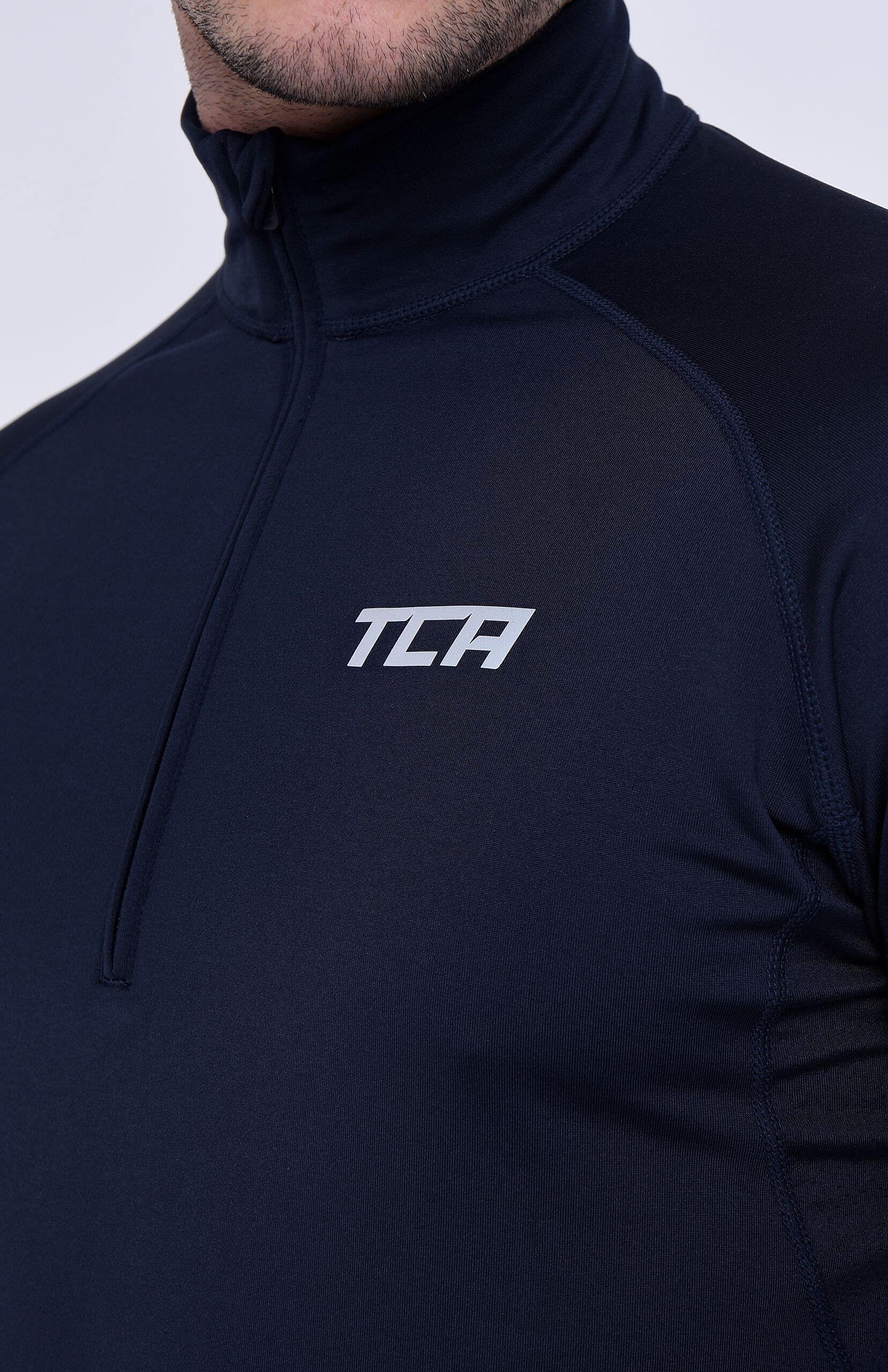 Men's Winter Run Half Zip Top - Night Sky 3/6