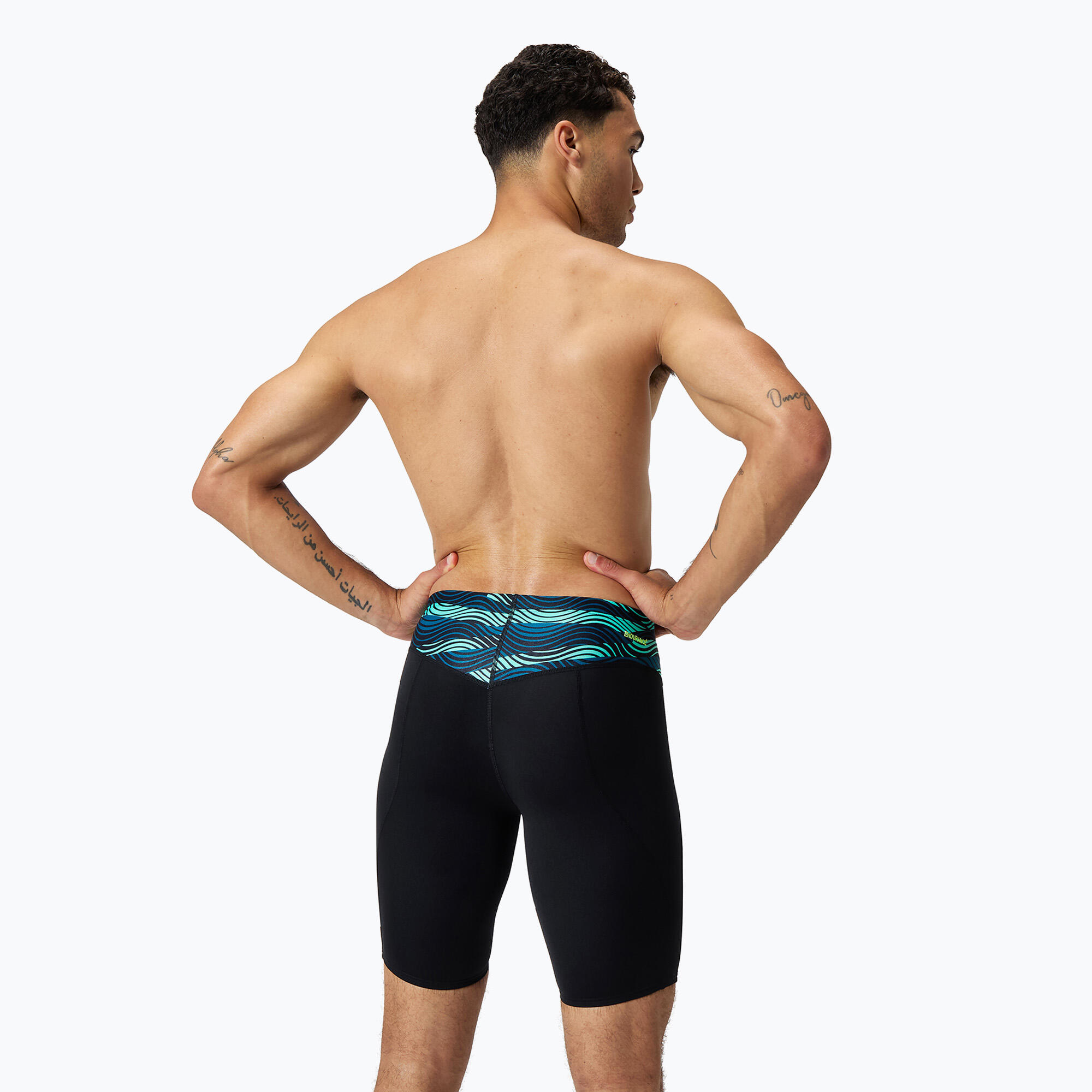 Maillot de bain de natation Speedo Endurance+ Max Compression Jammer pour homme 3/4