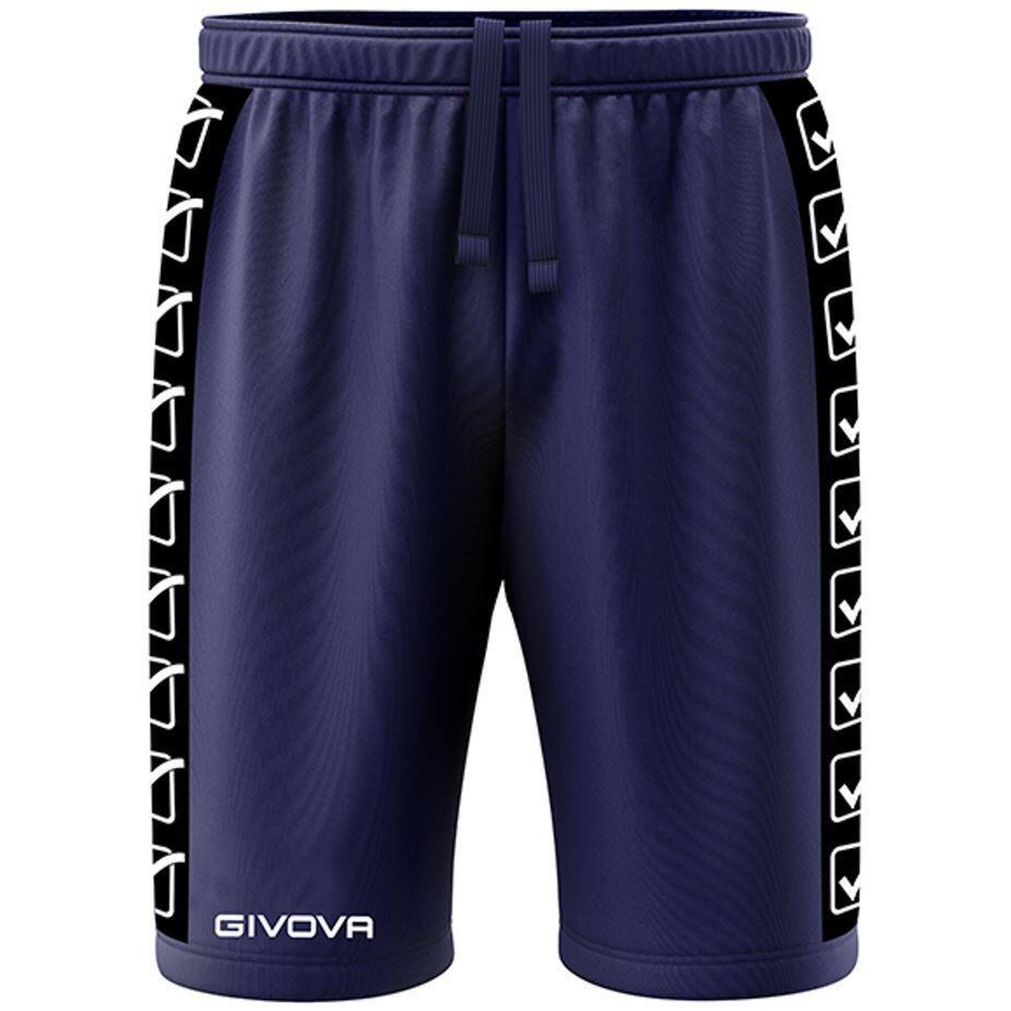 Shorts Sport Givova Terry Navy 3XL - Confort și Respirabilitate