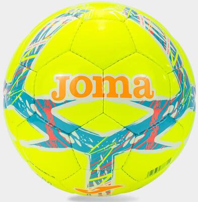 Joma dali iii voetbal fluor geel-turquoise maat 5