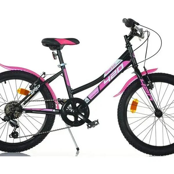 Dino Bikes 420 Sport 20-inch Girl's Bicycle Black Pink