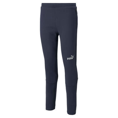 Broek puma teamfinal casuals pants. blauw. mannen