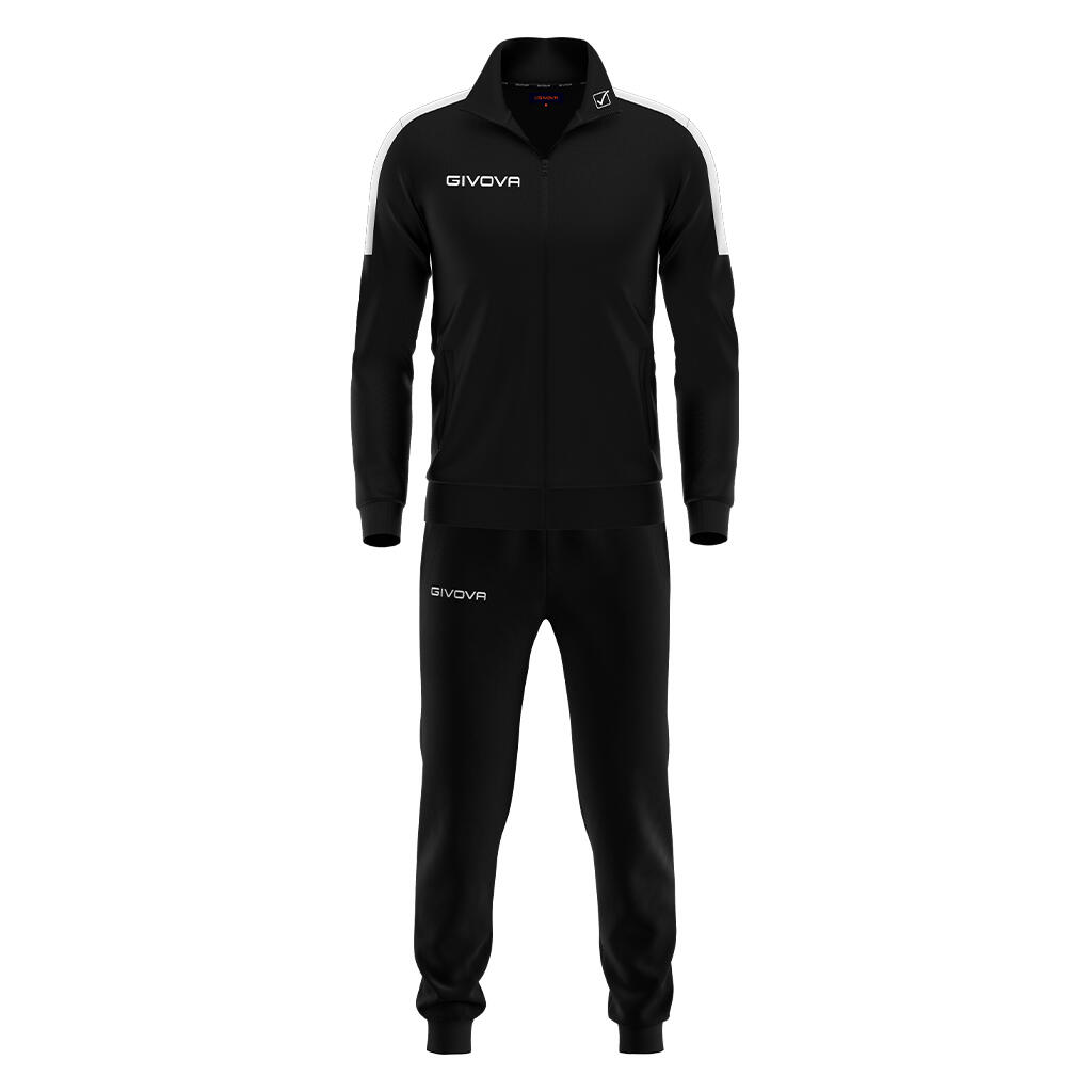 GIVOVA Stijlvolle Giva Tuta Revolution Trainingspak XL Zwart-Wit