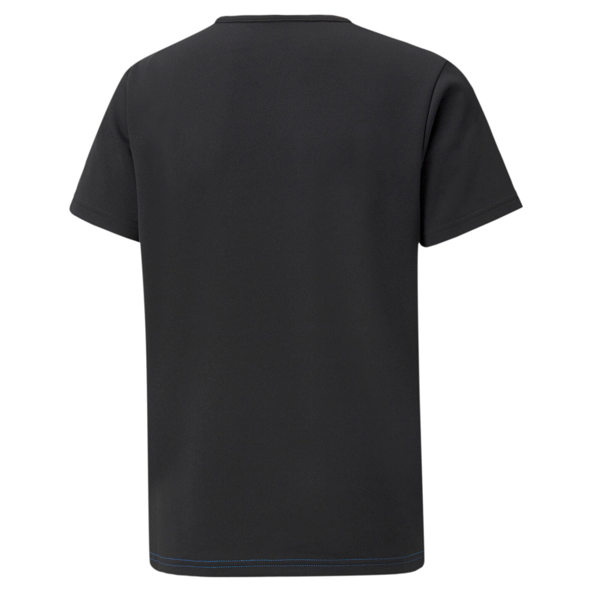 Camiseta Puma Rise Jersey 657527-06 azul y negra hombre manga corta 2/3