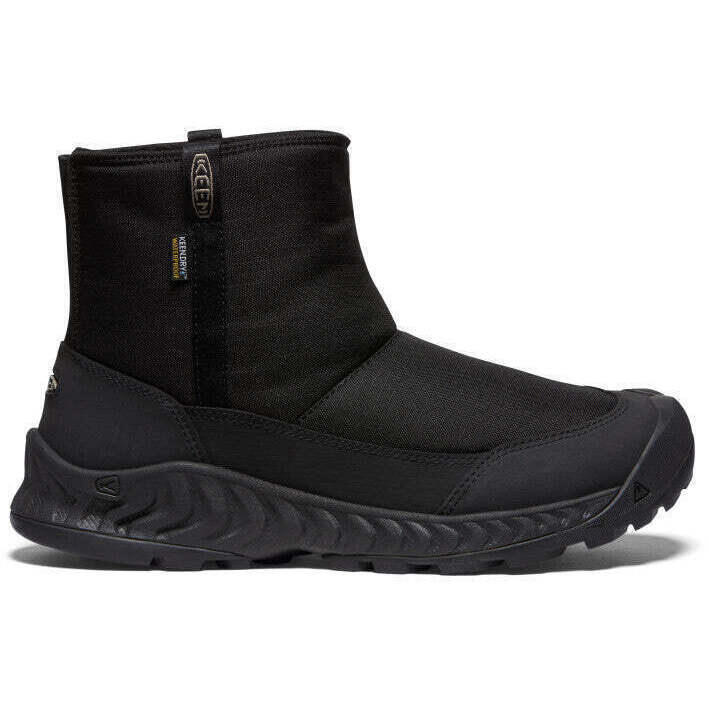 Boots Keen Hood NXIS Waterproof Winter Pull-On, Black, Men