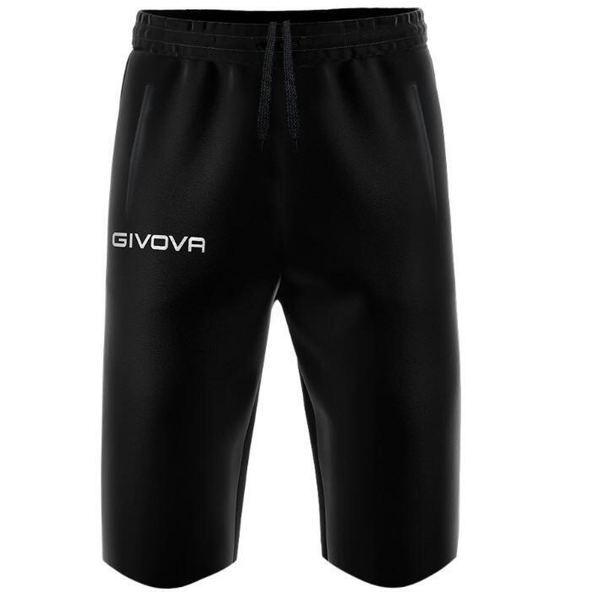 Pantaloni scurți Givova Black Sport 3XL pentru bărbați - Respirabil și flexibil