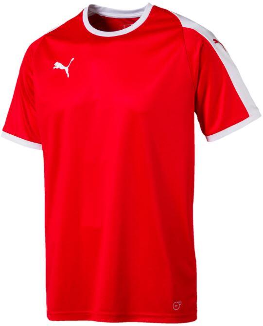 Puma Liga Jersey Red -White XL - Oddychana koszula sportowa mężczyźni