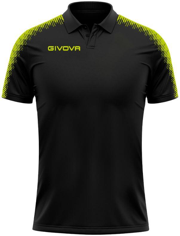 GIVOVA Givova Zwarte Sport Polo 2XL - Ademend & Duurzaam