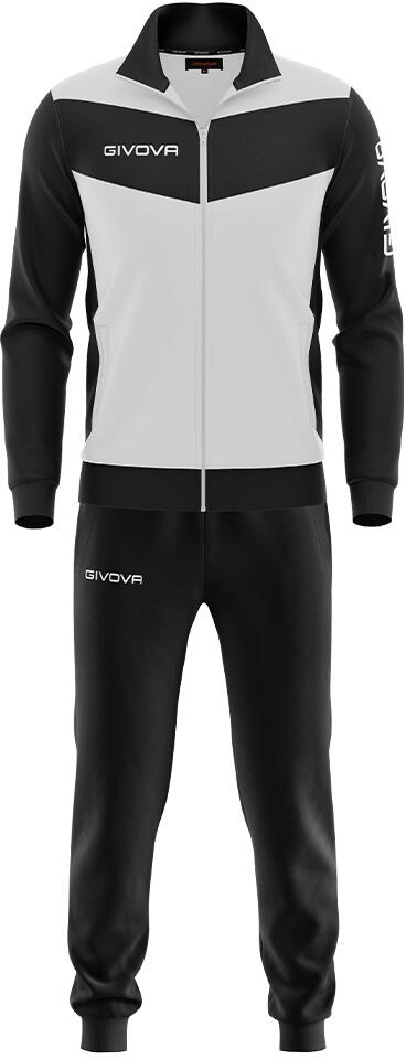 Visa 4S Fato de treino Poliéster Branco/Preto 2/5