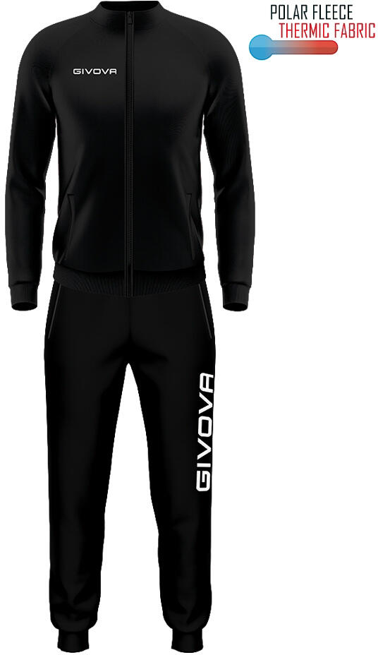 Givova Cuba Sportset 3XL Zwart - Ademend & Duurzaam 1/5