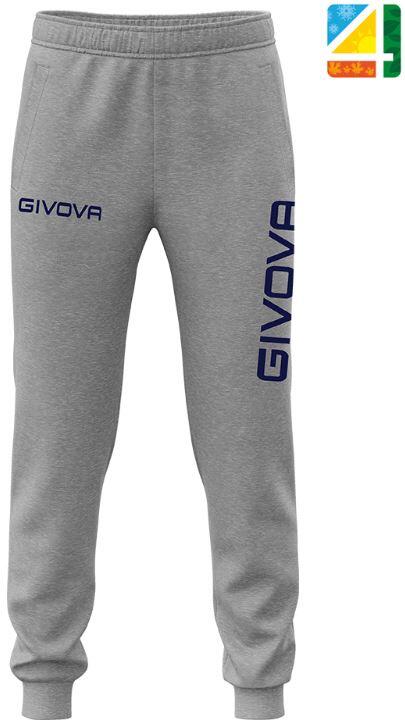 Givova Spodnie Treningowe Szare 2XL z Wyrazistym Logo