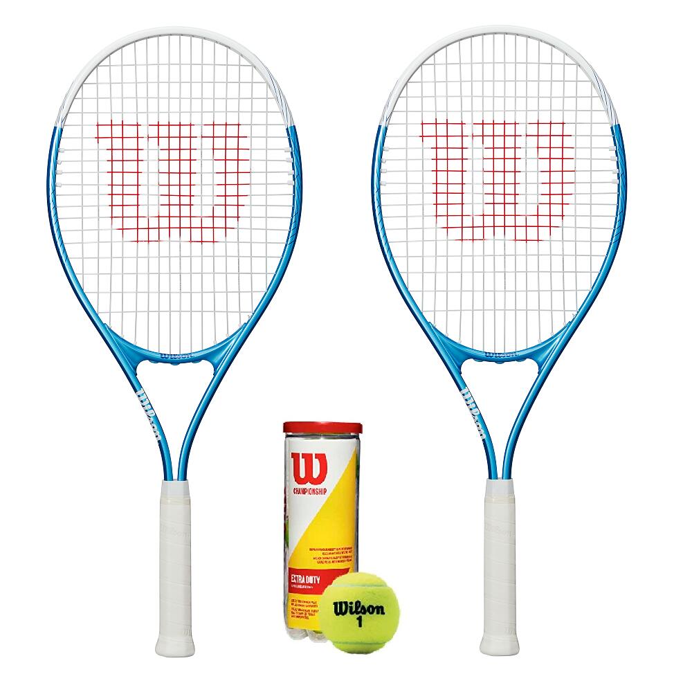 WILSON Wilson Ultra Power XL Tennis Racket Twin Set & 3 Tennis Balls