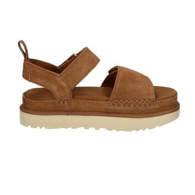 Platte sandalen dames ugg bruin