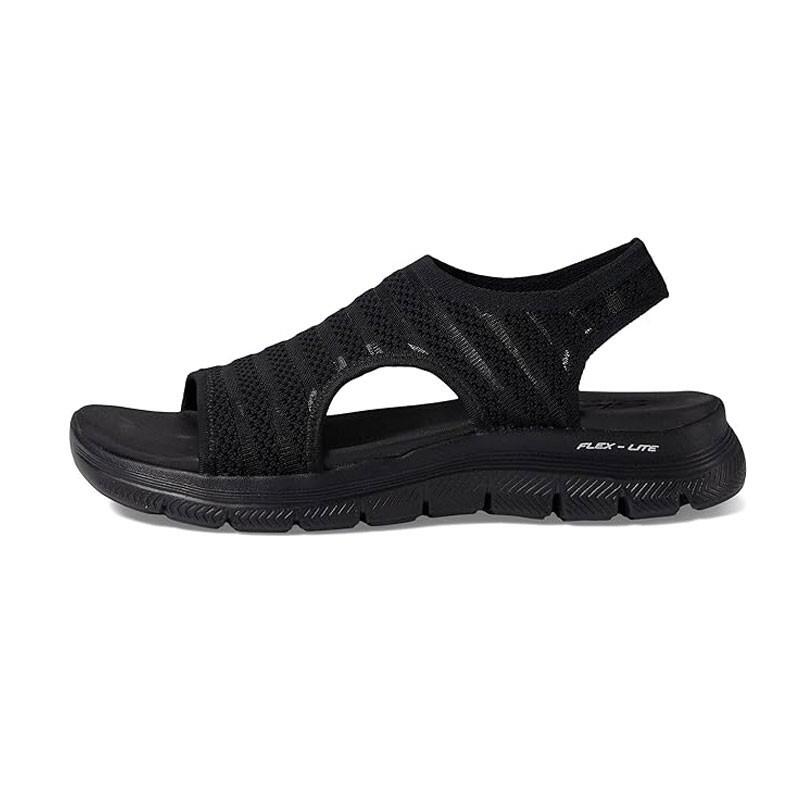 Sandales Skechers Modèle Flex Appeal 4.0 Bo Couleur Noir 4/5