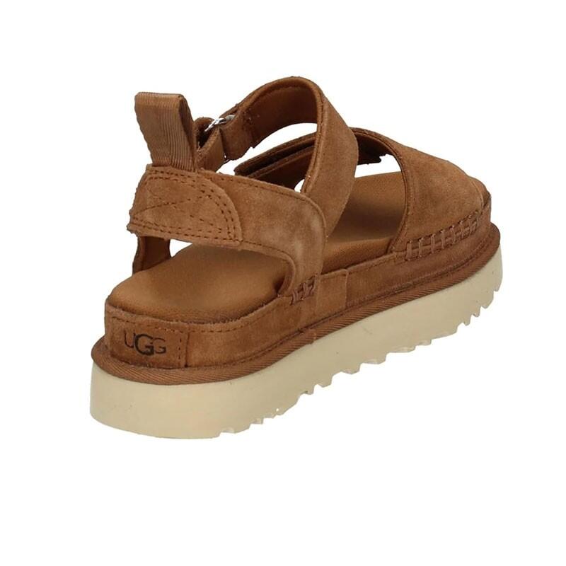 Sandales Plates Femme Ugg  Marron 4/5