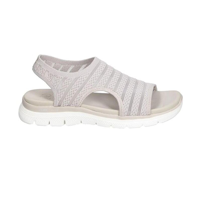 SKECHERS Sandalias Planas Mujer Skechers  Gris