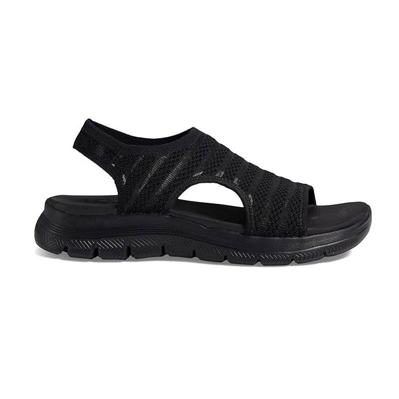 Sandales Skechers Modèle Flex Appeal 4.0 Bo Couleur Noir 5/5