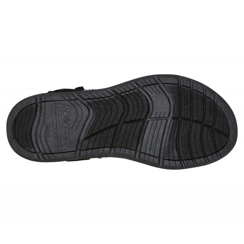 Sandalias Planas Mujer Skechers  Negro 4/5