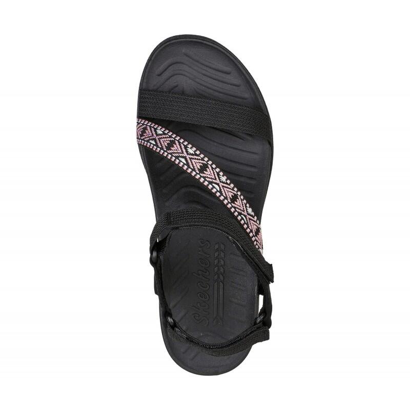 Sandalias Planas Mujer Skechers  Negro 3/5