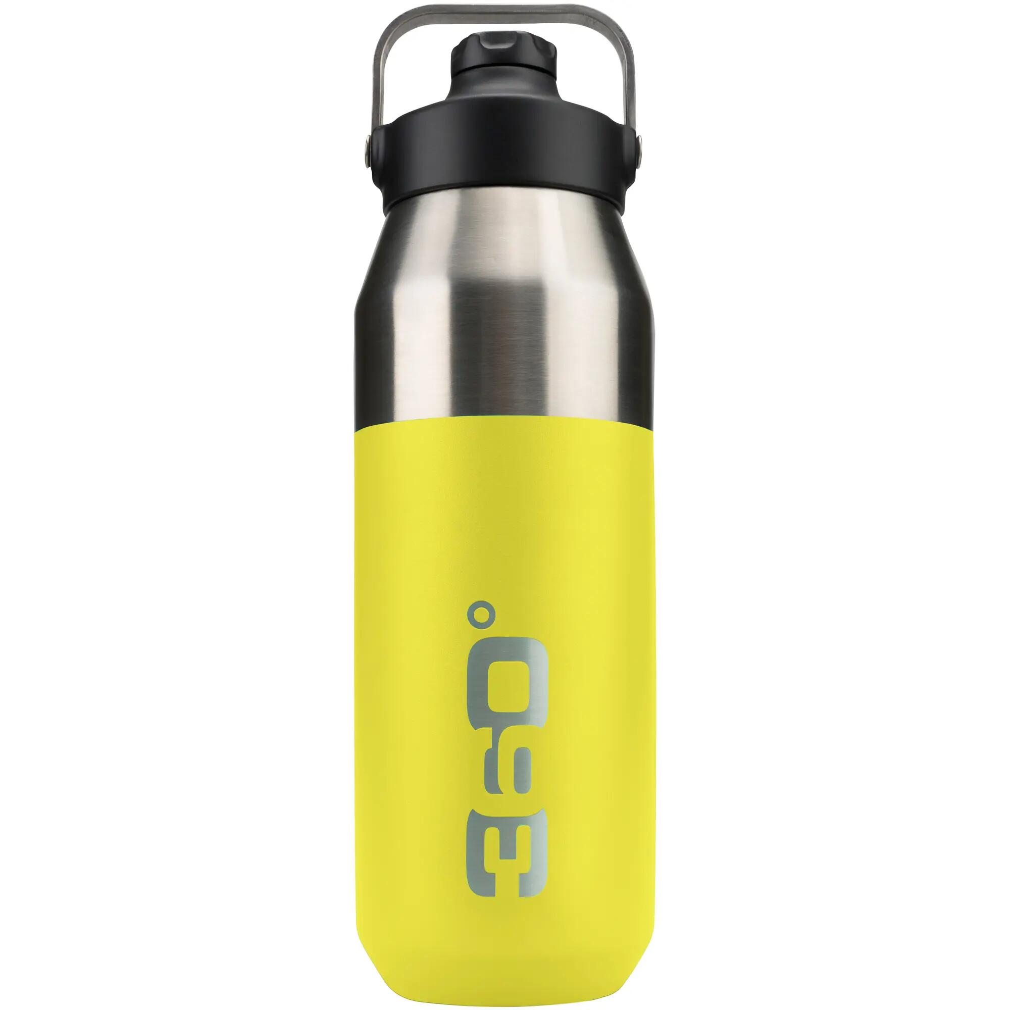 550 ml rozsdamentes acél termosz kulacs, mágneses kupakkal, lime színben 2/3