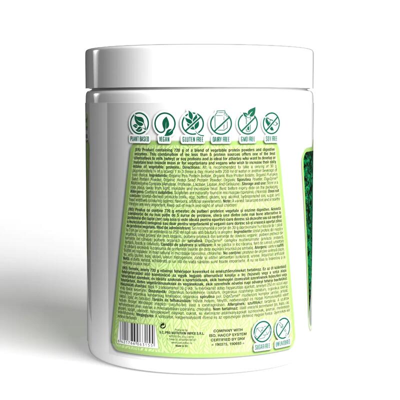 Mix proteic organic imbogatit cu DigeZyme