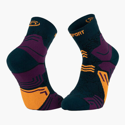 Chaussettes TREK GR MID Gris/Vert