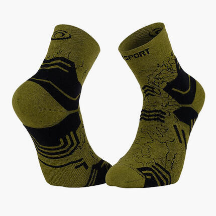 Chaussettes TREK GR MID "LYOCELL" Bleu/Kaki