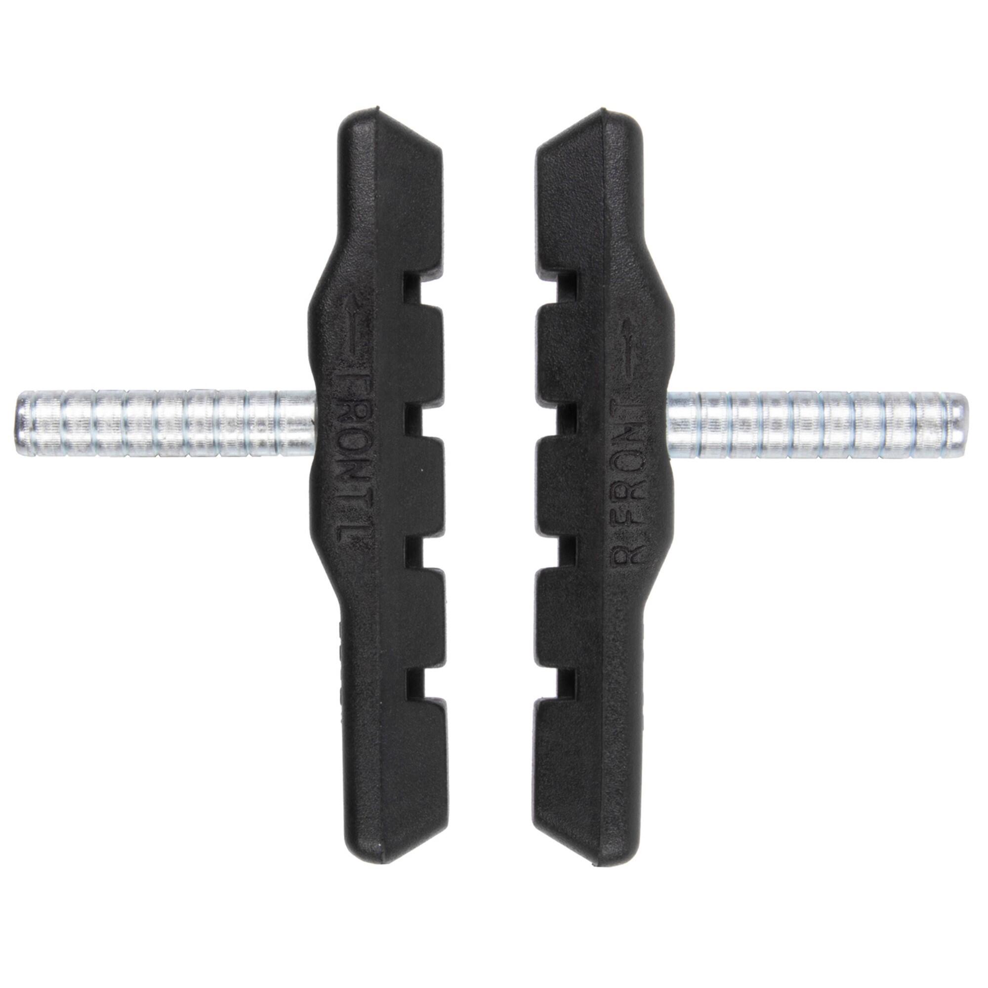 M-WAVE BPR-VC-NT 72mm MTB Cantilever V Brake Blocks/Pads - Black
