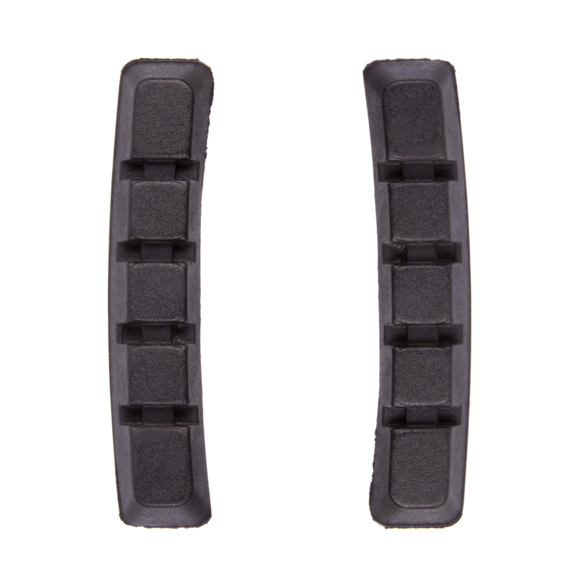 Set of 2 BPR-VC-NT 72mm MTB Cantilever V Brake Blocks/Pads - Black 3/3