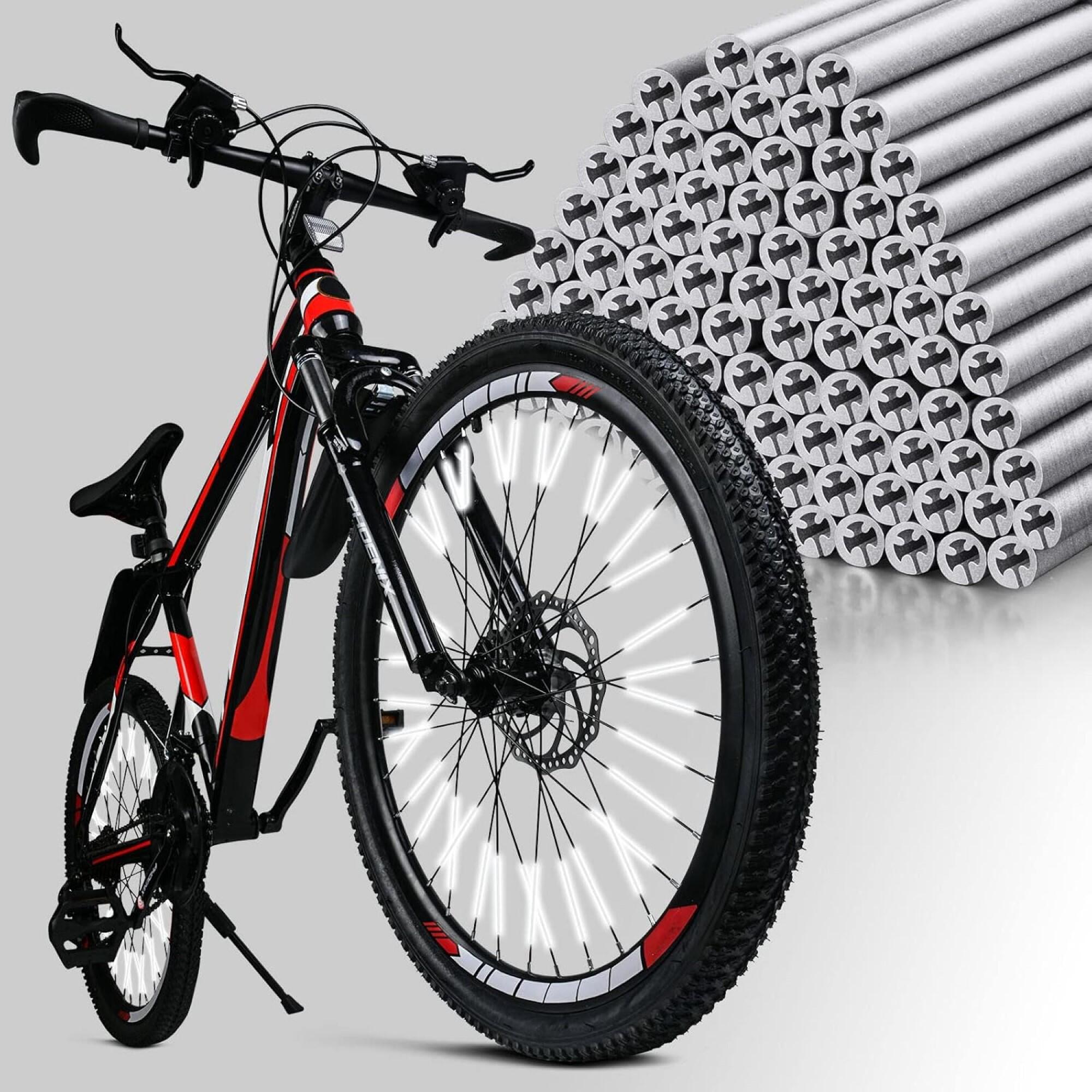 M-WAVE Reflective Spoke Sticks/Clips 36pcs x 8cm - 3M Scotchlite Material