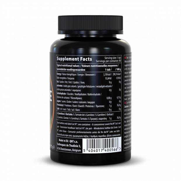 Carnitine en comprimés - Maxi L-Carnitine - 90 Comprimés 5/5