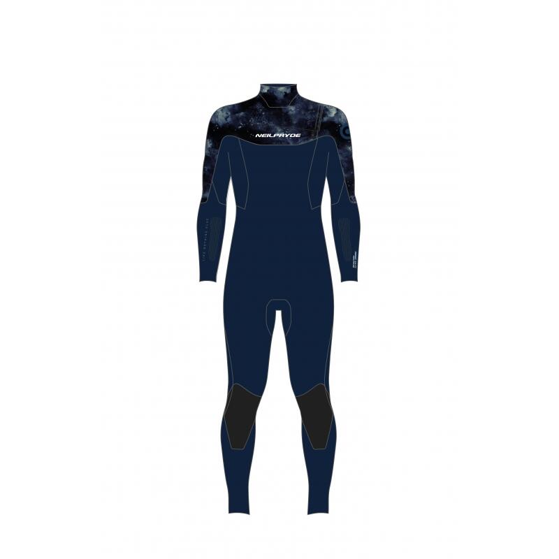 Neilpryde - Combinaison Intégrale Neilpryde Wizard 5/4 Back Zip Deepblue/space - Trifonction - Noir - 48 Xl - Decathlon