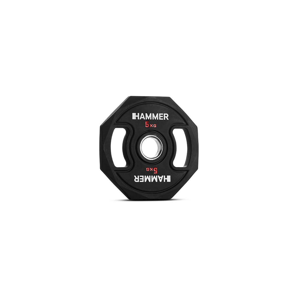 Disco Octagon TPU 1x5 kg diámetro 50 mm Hammer 2/15