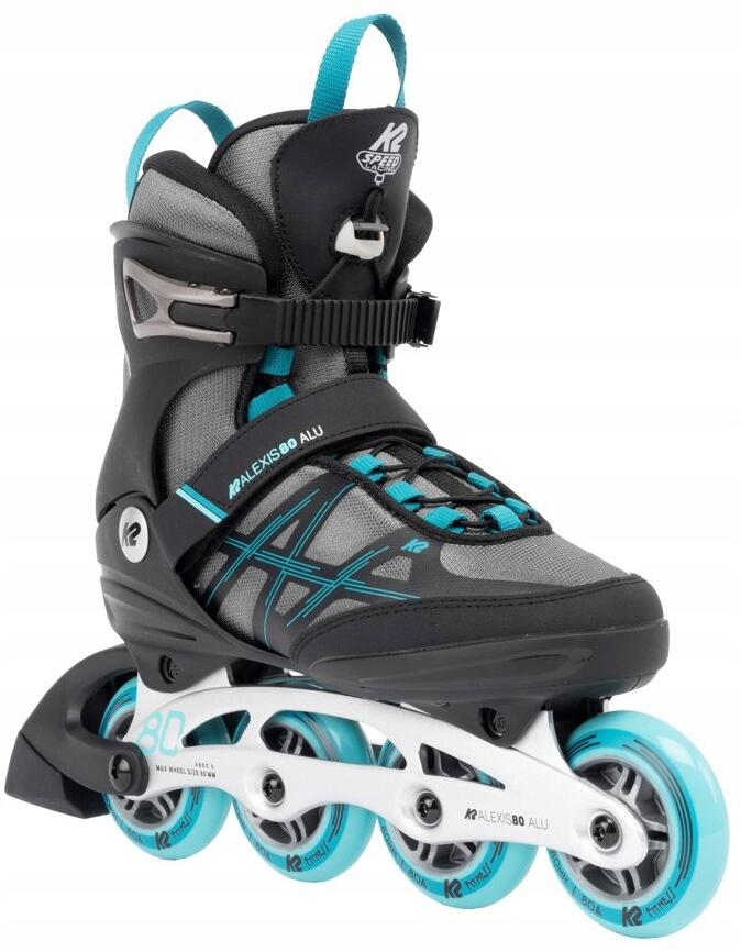 Rolki fitness damskie K2 Alexis 80 Alu 2022 5/6