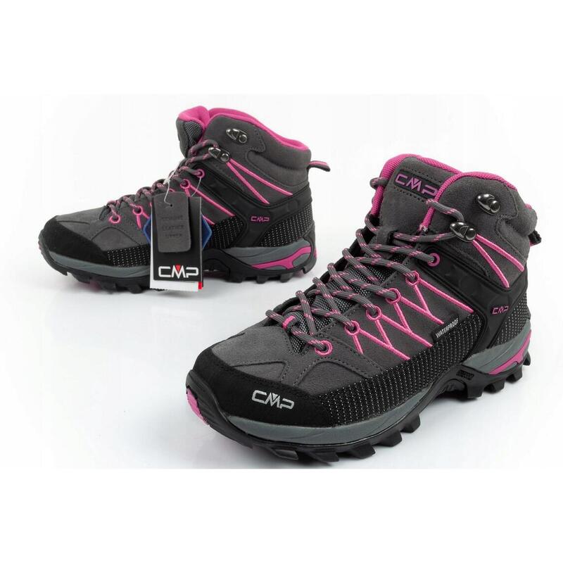 Pantofi până la gleznă drumeţie 3q1294606qt pentru întregul an negri damă