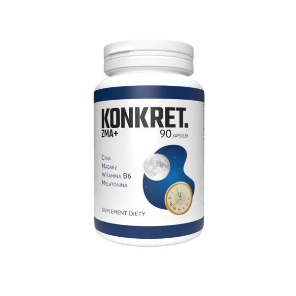 Cynk Magnez Witamina B6 ZMA+ KONKRET