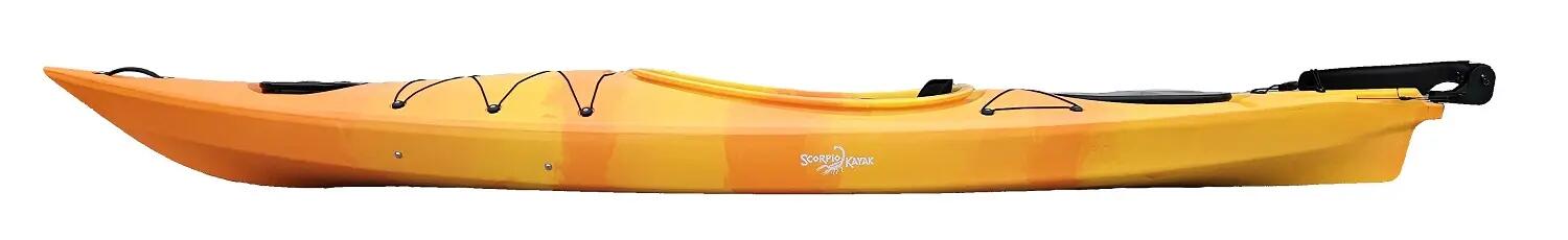 Kajak jednoosobowy turystyczny do pływania Scorpio kayak VIKING 12 + ster 3/6