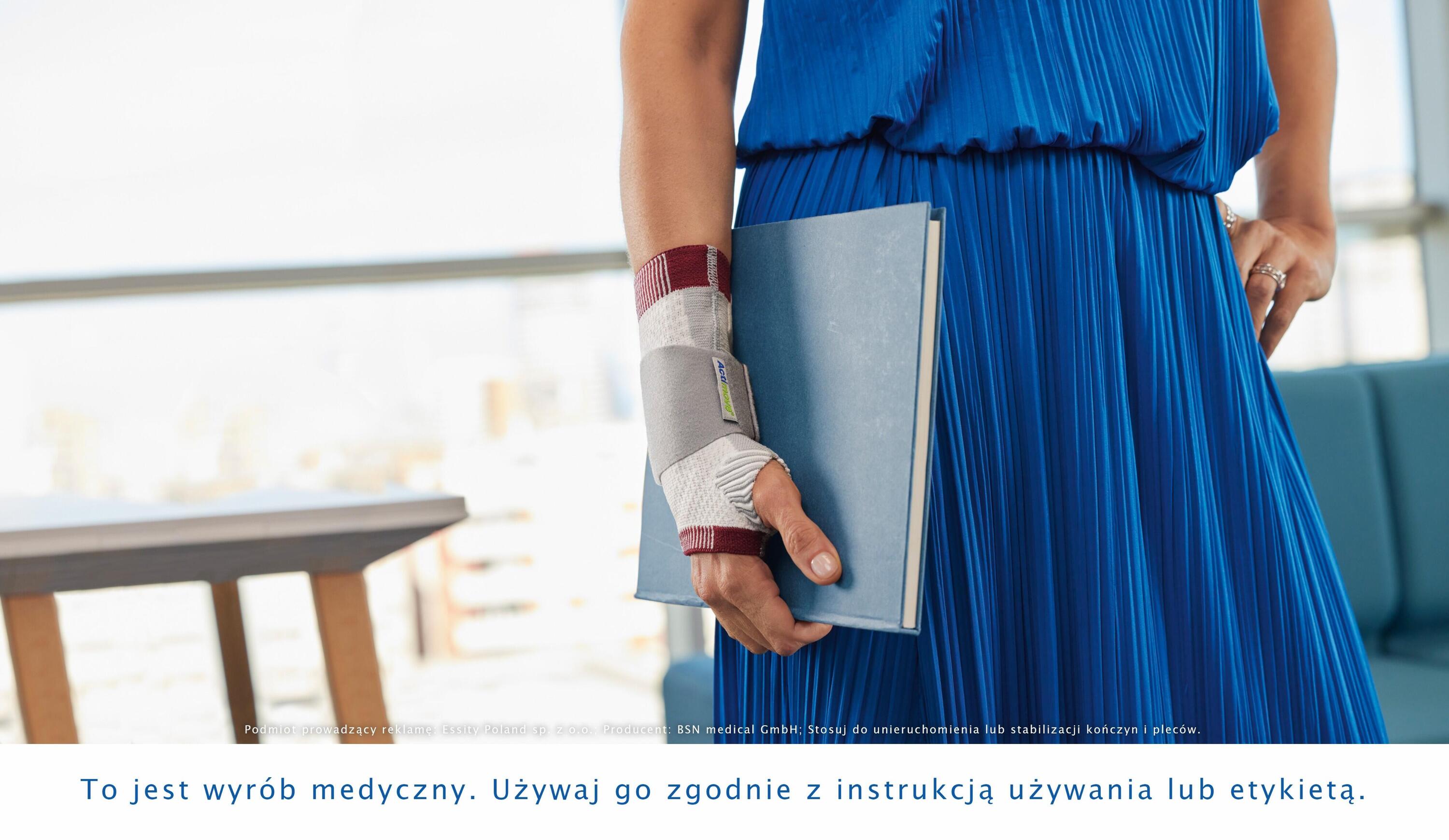 Orteza stabilizująca nadgarstek ACTIMOVE Manumotion  z kompresją medyczną  Prawa 7/7