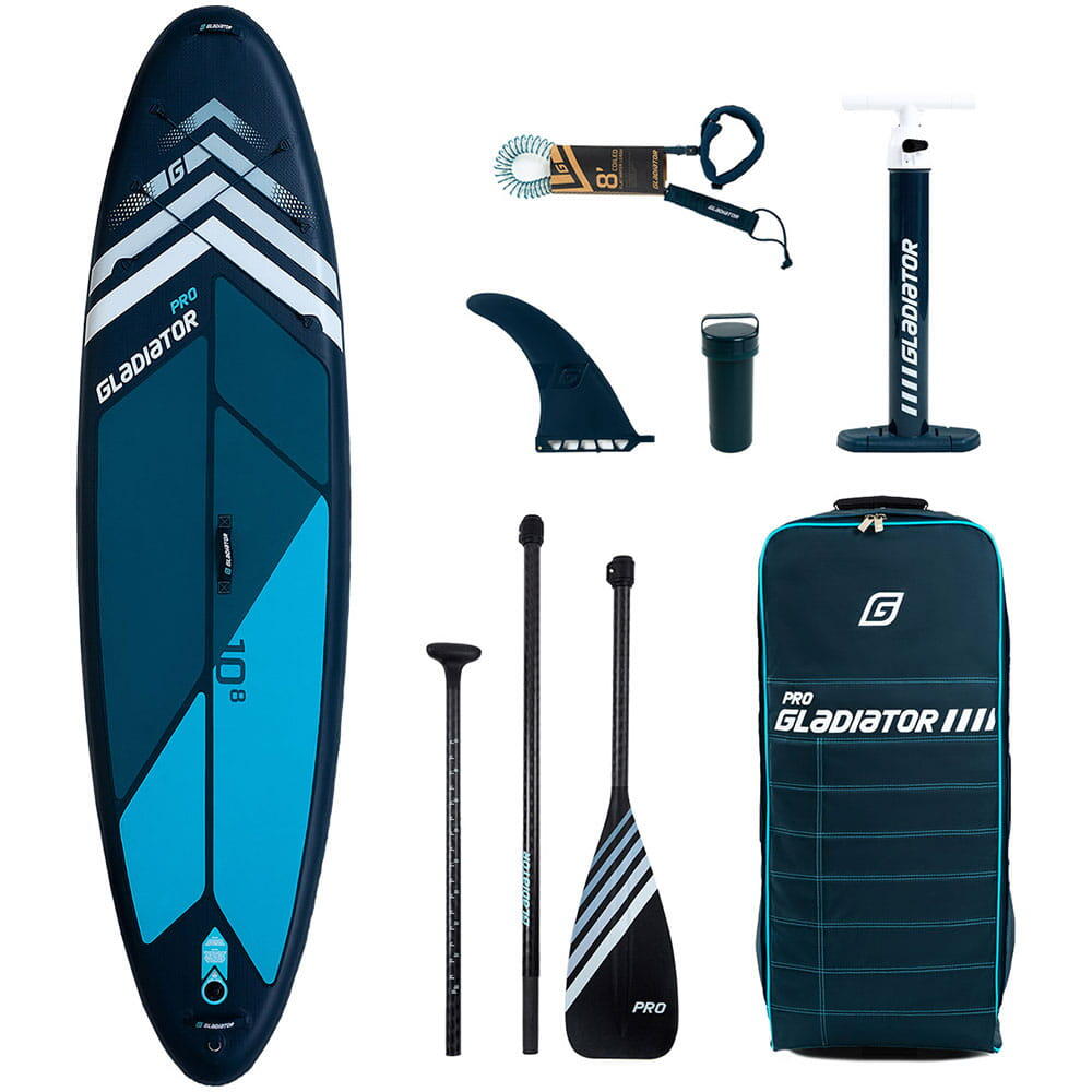 GLADIATOR GLADIATOR Pro 10'8" 2022 SUP opblaasbaar board marineblauw-blauw 320x86x15 cm