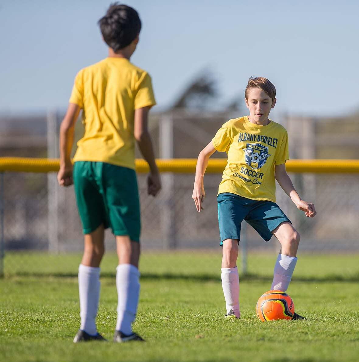 Fútbol Amador entrena el fútbol (Gelb/Hellblau) SENDA 5/5