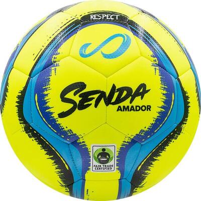 Fußball Amador Trainings Fußball (Orange/Schwarz) SENDA