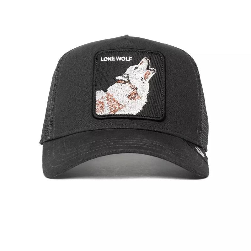 Czapka z daszkiem Goorin Bros. Lone Wolf Trucker 101-0389-BLK