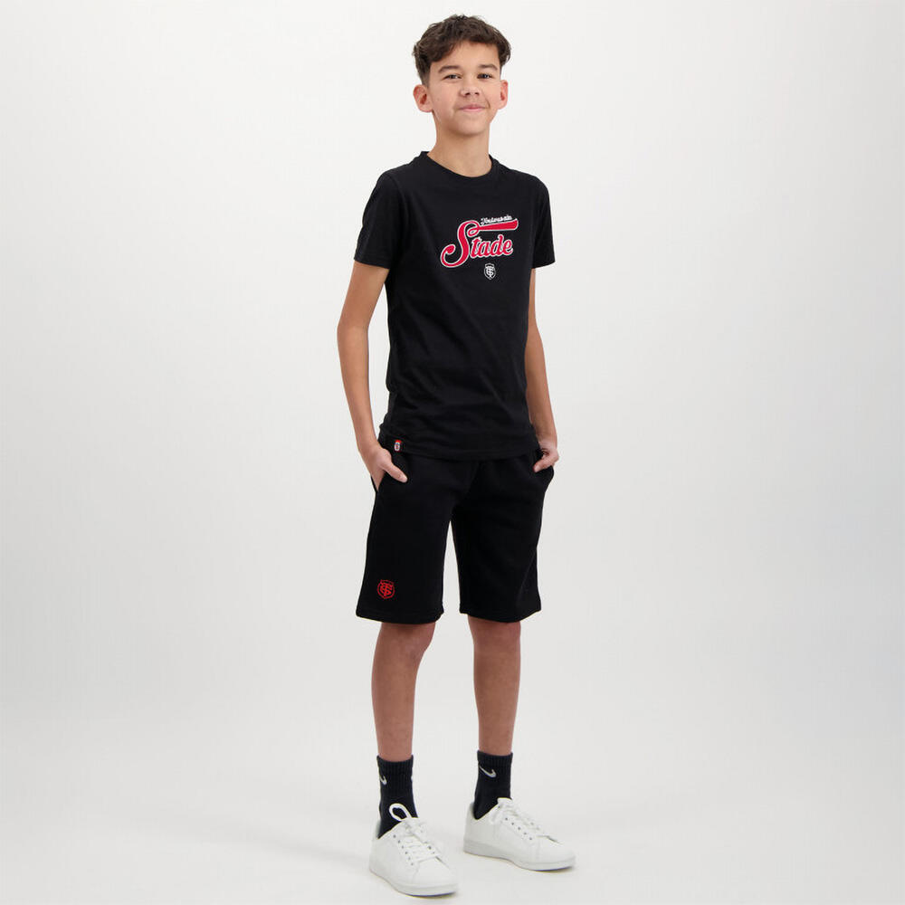 Pantaloncini Custom Stade Toulousain Per Bambini Nero 5/5