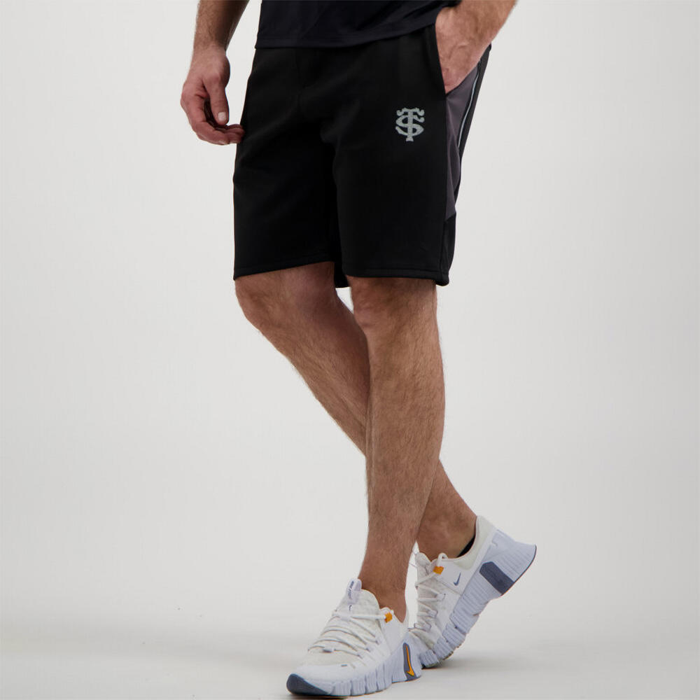 STADE TOULOUSAIN Pantaloncini Sport Tech Stade Toulousain Da Uomo Nero E Grigio