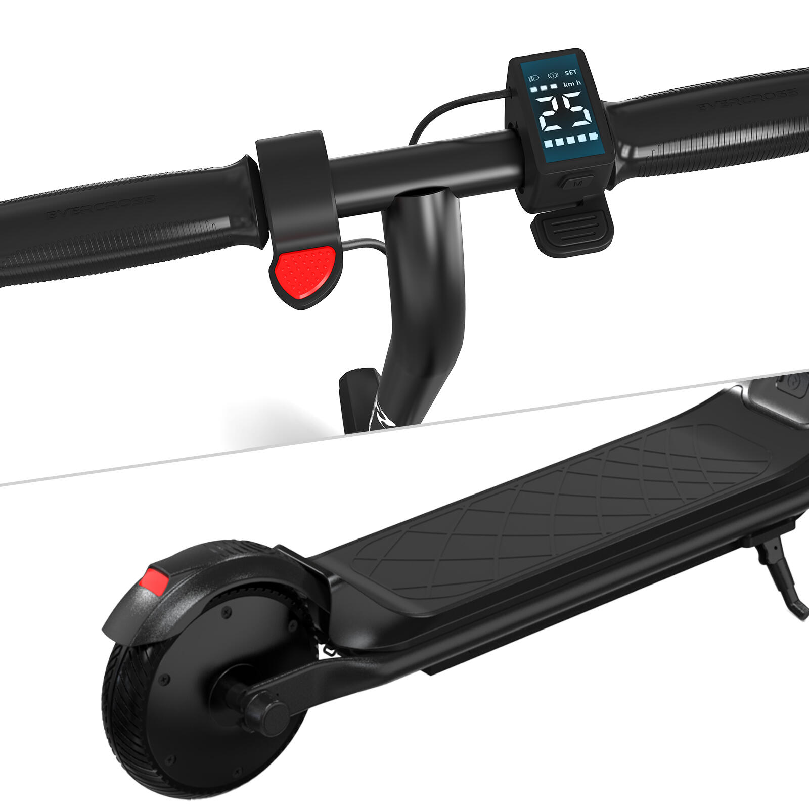 Elektrische Step voor Kinderen EVERCROSS TECH - E6 Zwart 3/5