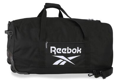 Borsa sportiva con ruote Reebok Ashland unisex 55cm nero