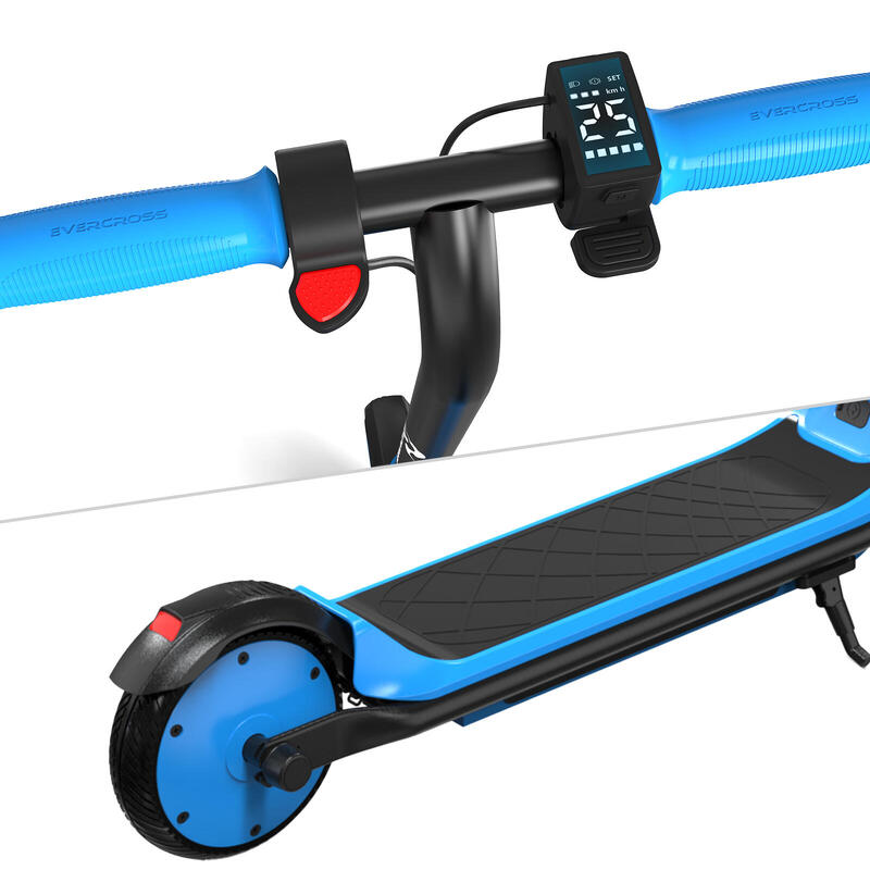 Patinete Eléctrico para Niños EVERCROSS TECH - E6 Azul